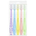 thumbnail image 1 of Suree Extra Soft Toothbrush for Sensitive Teeth and Receding Gums, 10,000 Micro Nano Bristles, Ultra Soft Toothbrush for Adults and Elderly (5 Pack, Blue, Yellow, Pink, Green, Purple), 1 of 9