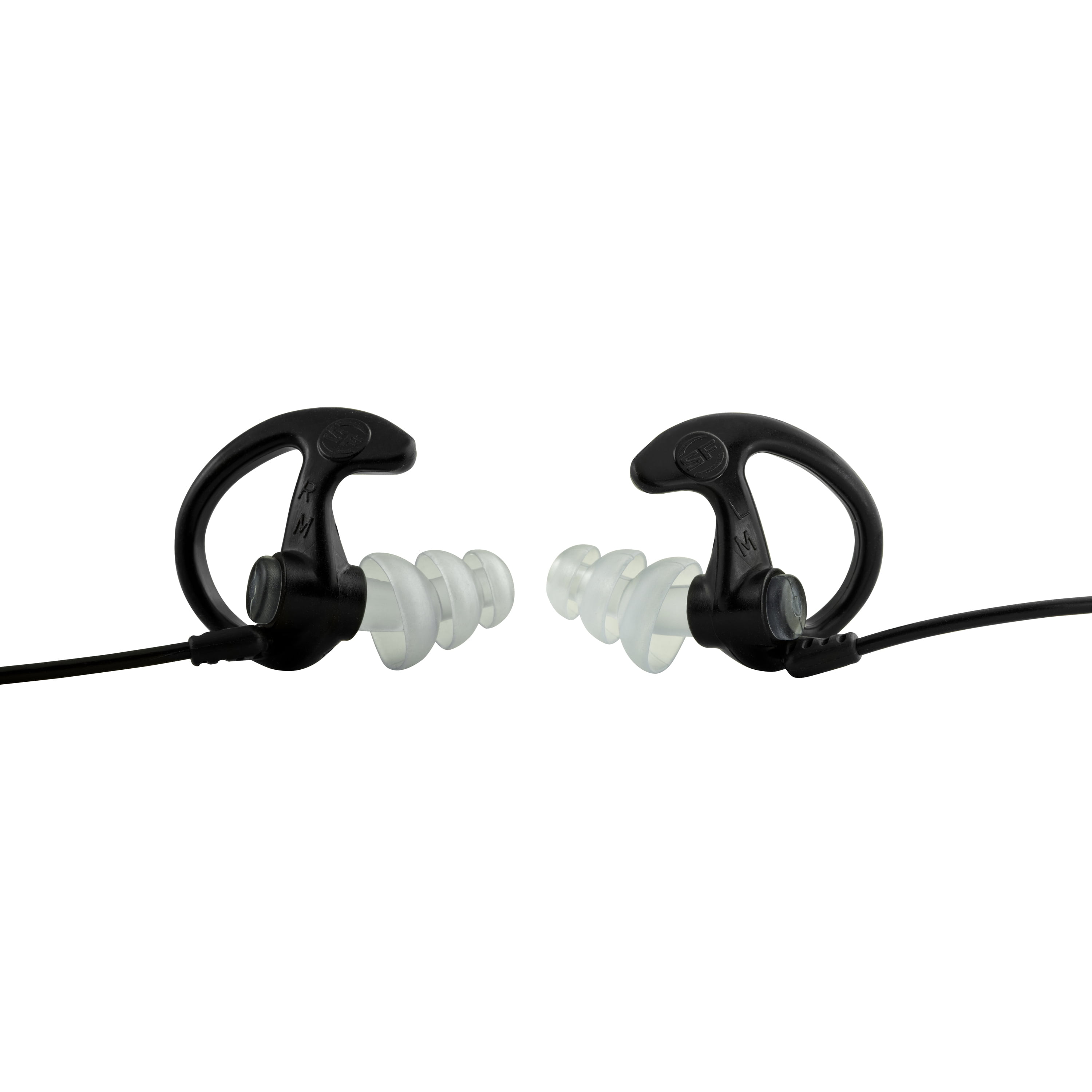 Surefire Earpro Sonic Defender Max Earplugs, Large, Black, 1 Pair