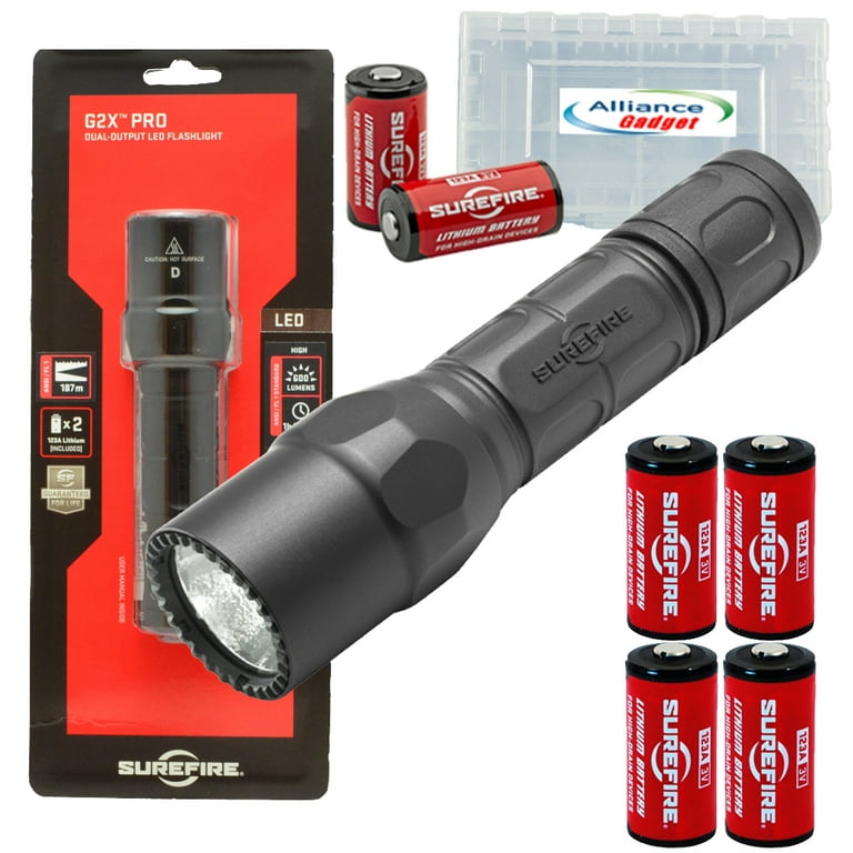 https://i5.walmartimages.com/seo/Surefire-G2X-Pro-600-Lumen-Dual-Outputs-LED-Flashlight-with-4-Extra-CR123A-Batteries-and-Alliance-Gadget-Battery-Case-Black_2c2523bd-e296-489c-992b-ba3e180ea14e_1.c30067f13751bd2c7a0798d61dbdd07d.jpeg?odnHeight=768&odnWidth=768&odnBg=FFFFFF