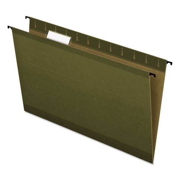 "Surehook Hanging Folders, Legal Size, 1/5-Cut Tab, Standard Green, 20/box | Bundle of 2 Boxes"