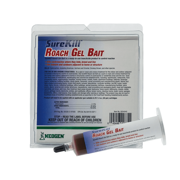 Surekill Roach Gel Bait - 1 Pack - 4 x 40g Tubes by Neogen