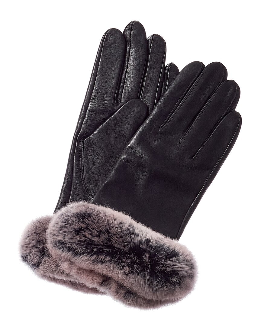 Surell Accessories Cashmere Lined Leather Gloves M Walmart