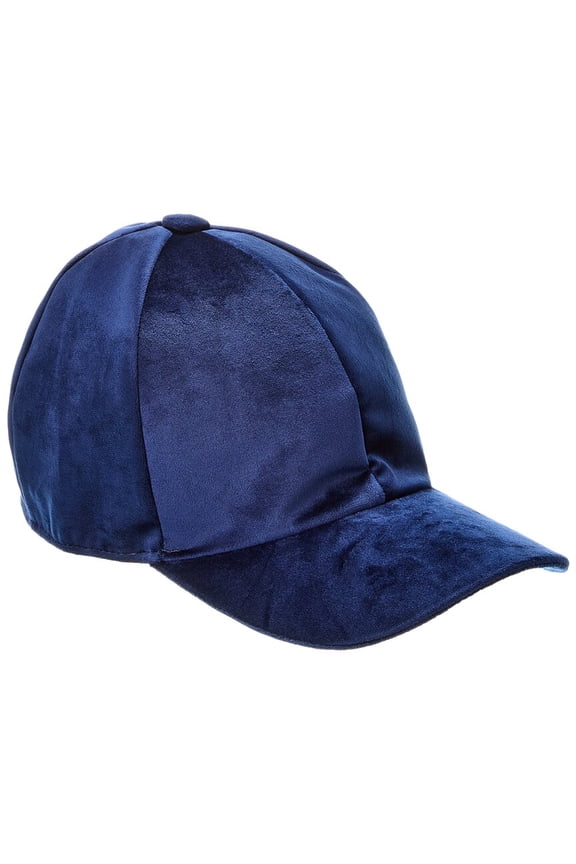 Accessories Velvet Baseball Cap, Blue