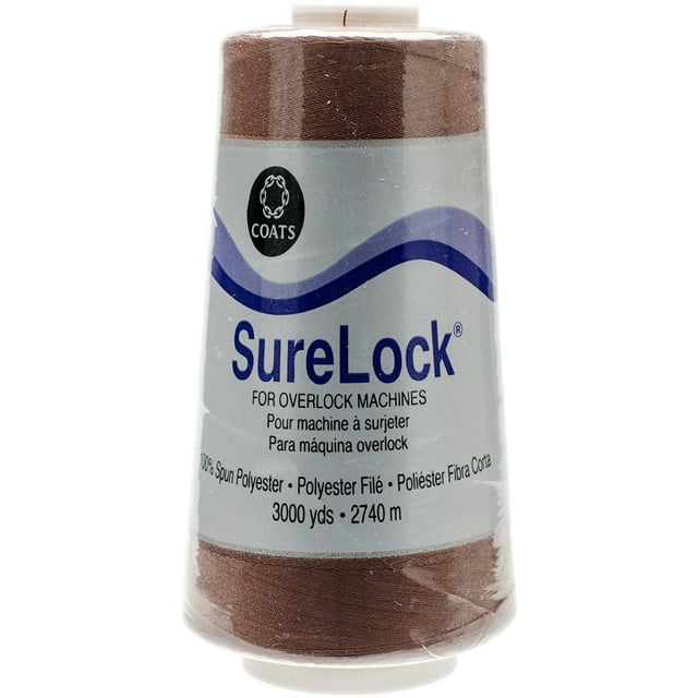 Surelock Overlock Thread, 3,000yd - Dark Brown - Walmart.com