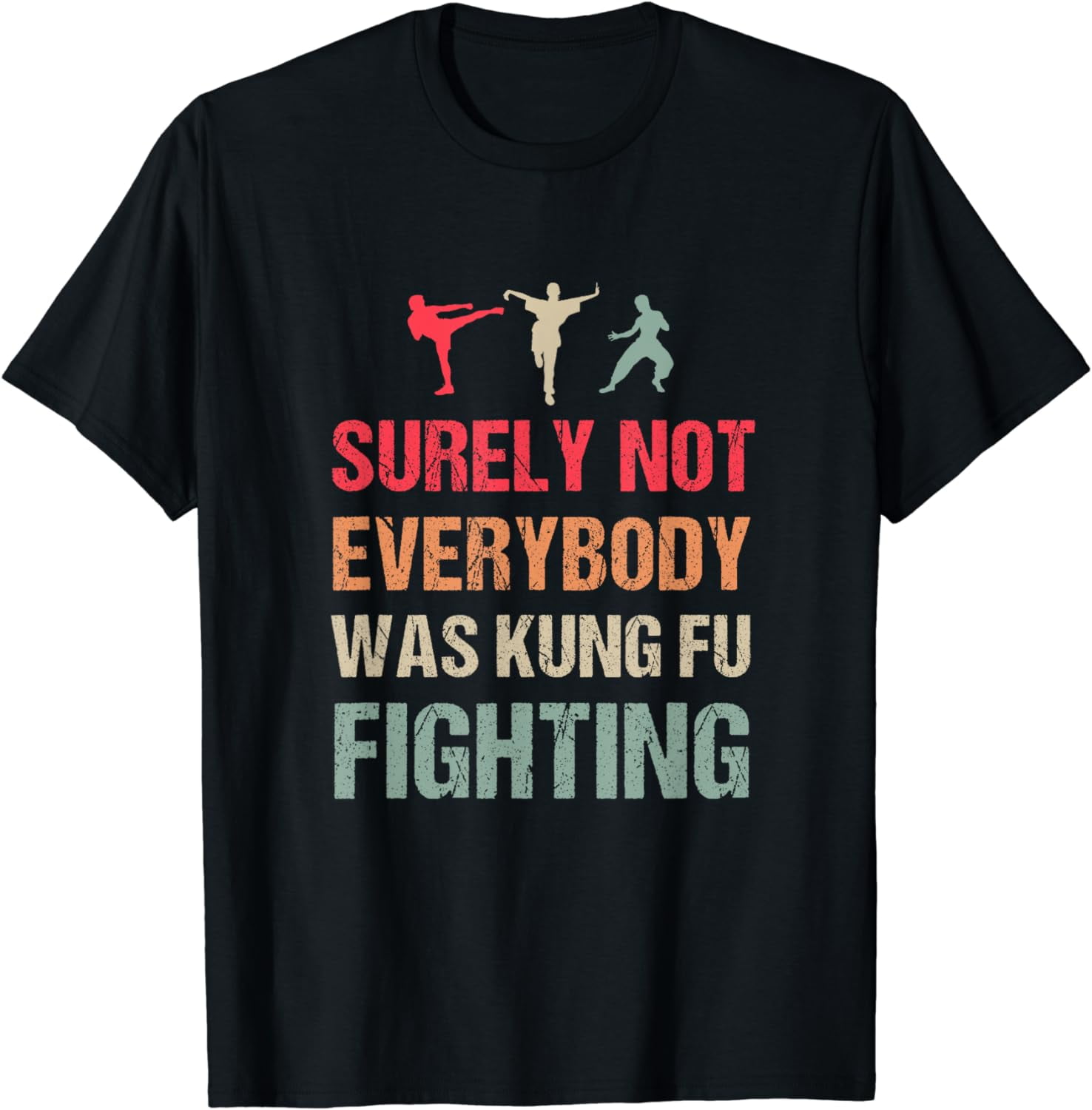 Surely Not Everybody Was Kung Fu Fighting - Funny Karate T-Shirt