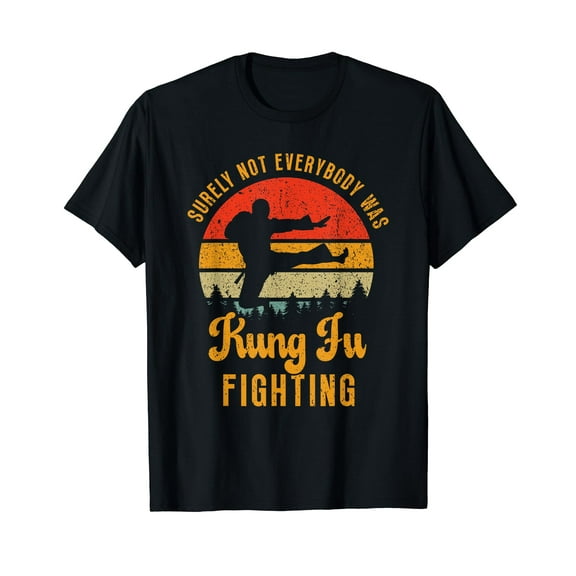 Surely Not Everybody Was Kung Fu Fighting Vintage Men T-Shirt