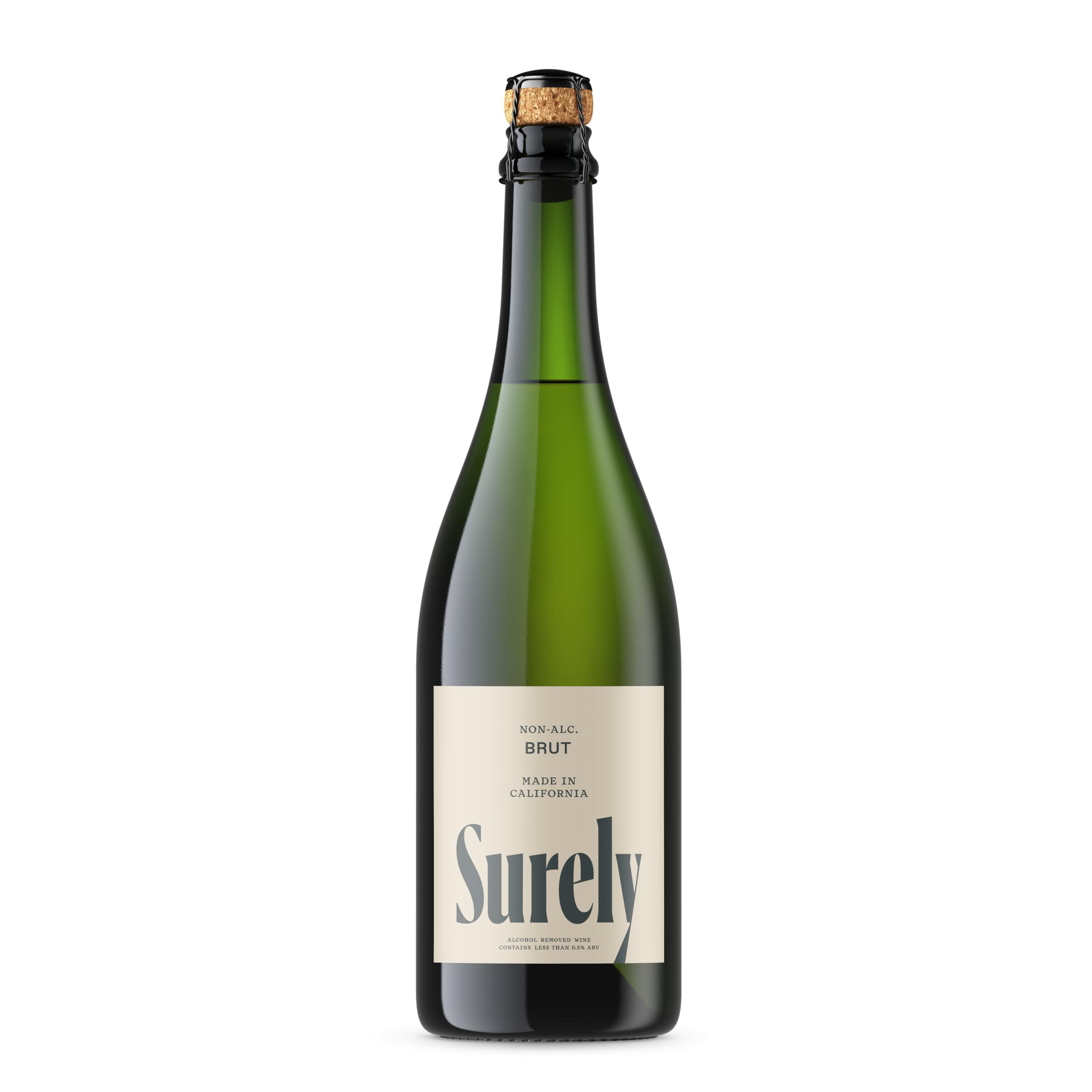 Surely Wine Non-Alcoholic Sparkling White 750 ml (Pack Of 12)