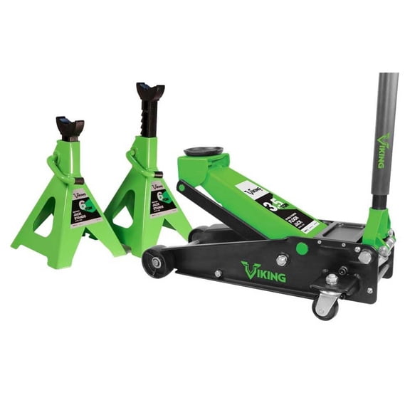 Surewerx USA INT53350JPK 3.5 Ton Service Jack & 6 Ton Jack Stand Combo