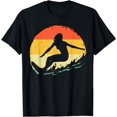 thumbnail image 1 of Surf Art For Women Girls Beach Surfer Hawaiian Wave Surfing T-Shirt, 1 of 3