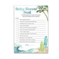 thumbnail image 1 of Surf Beach Theme Baby Shower FEUD Game - Pack of 25 - Fun Shower Family Feud Games, Baby on Board Baby Shower Activity, Gender Neutral Baby Shower Fued Games, Couples Shower G940-BSF, 1 of 6