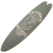 Hytrove Chic Surfboard Decor Wooden Summer Decor 1Pack 17.7x6.3in