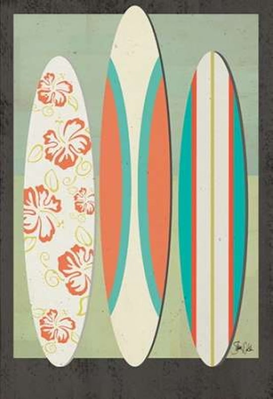Surf Boards I Canvas Art - Shanni Welsh (20 x 28)
