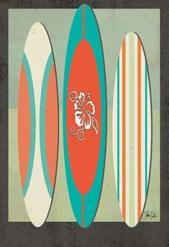 Surf Boards II Canvas Art - Shanni Welsh (20 x 28)