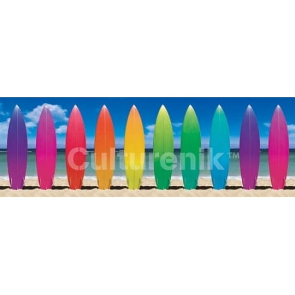 Surf Boards Poster (62 X 21)