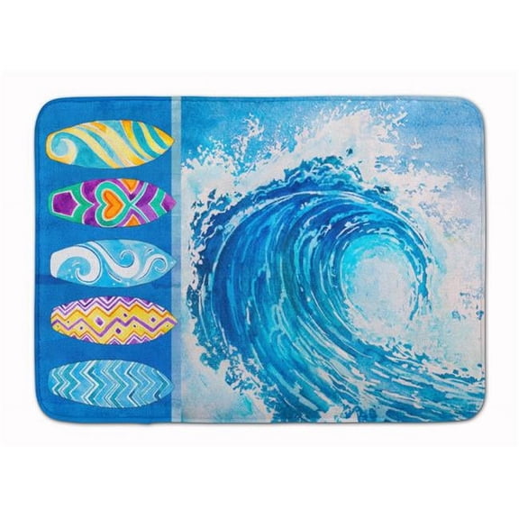 Surf Boards and Wave Machine Washable Memory Foam Mat