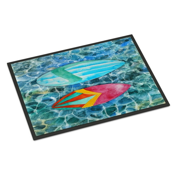 Surf Boards on the Water Doormat 18x27