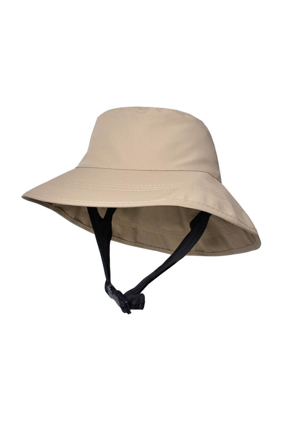 Surf Bucket Hat for Men Women - Wide Brim Sun Protection Hat with Adjustable Chin Strap, Ideal for Beach, Hiking, Camping, Boating, Water Sports