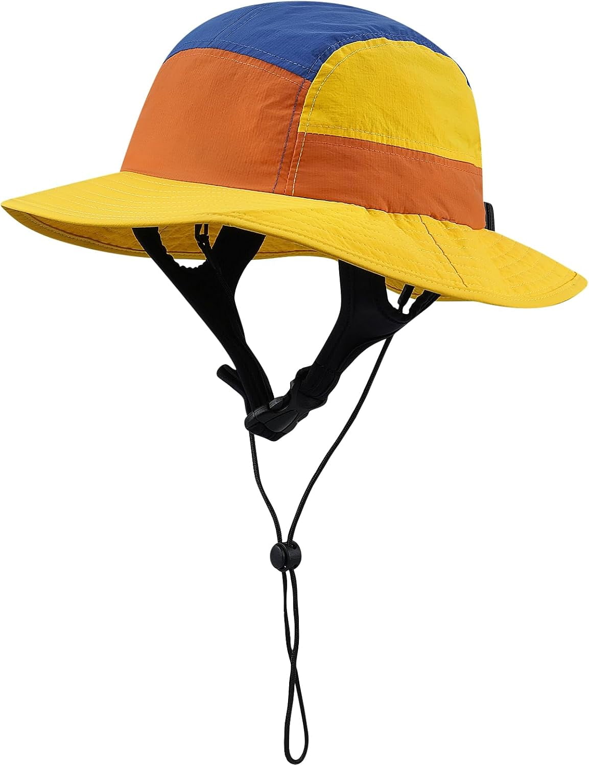 Waterproof Nylon Sun Hat UPF 50+ with Adjustable Strap for Surfing Amazon.com: Ducclucc UPF 50+ Surf Hat with Sweatband  main image 4