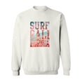 thumbnail image 1 of Surf Cali Design Sweatshirt Men -Image by Shutterstock, Male 5X-Large, 1 of 4