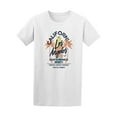 thumbnail image 1 of Surf California LA Santa Monica Beach T-Shirt - Image by Shutterstock, Male Large, 1 of 2