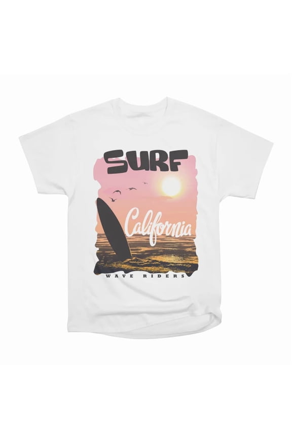 Surf California Wave Riders T-Shirt Tee Gift For Him Merch For Her Apparel For Friend