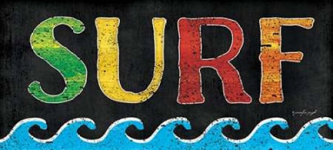 Surf Canvas Art - Jennifer Pugh (24 x 48)