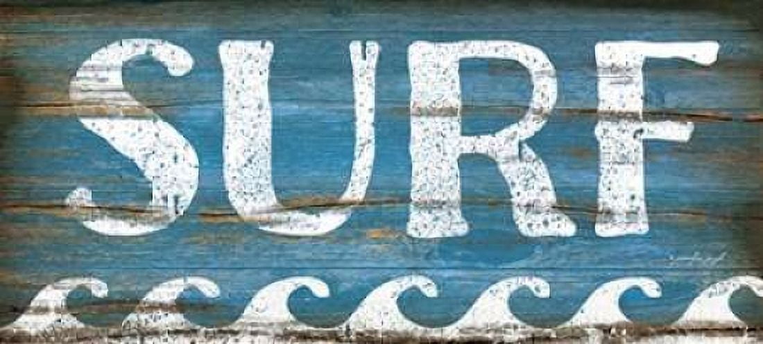 Surf Canvas Art - Jennifer Pugh (24 x 48)