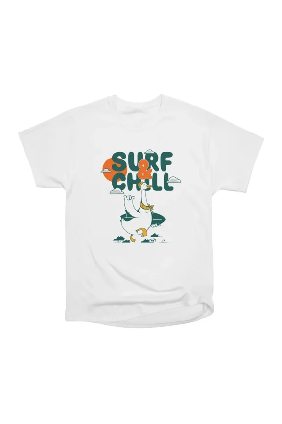 Surf Chill T-Shirt Tee Gift For Him Merch For Her Apparel For Friend