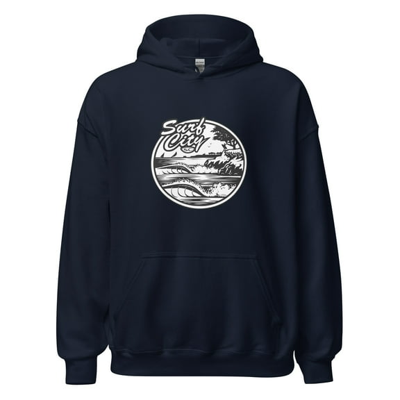 Surf City Daily Driver Mens Hoodie
