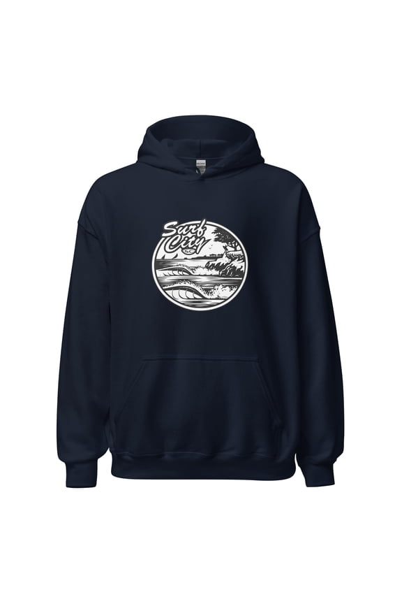 Surf City Daily Driver Mens Hoodie