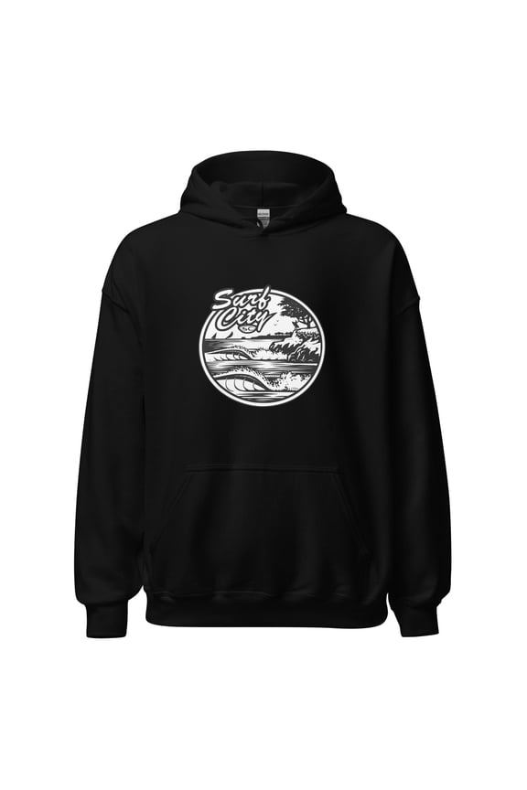 Surf City Daily Driver Mens Hoodie