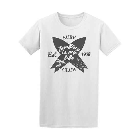 Surf Club Est. 1978 T-Shirt Men -Image by Shutterstock, Male 3X-Large