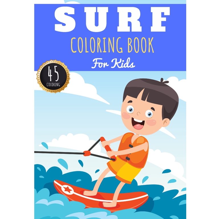 surfer girl coloring pages