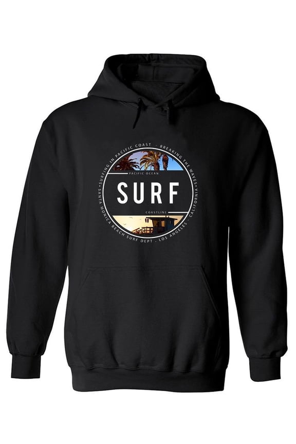 Surf Design Hoodie Men -Image by Shutterstock, Male Large