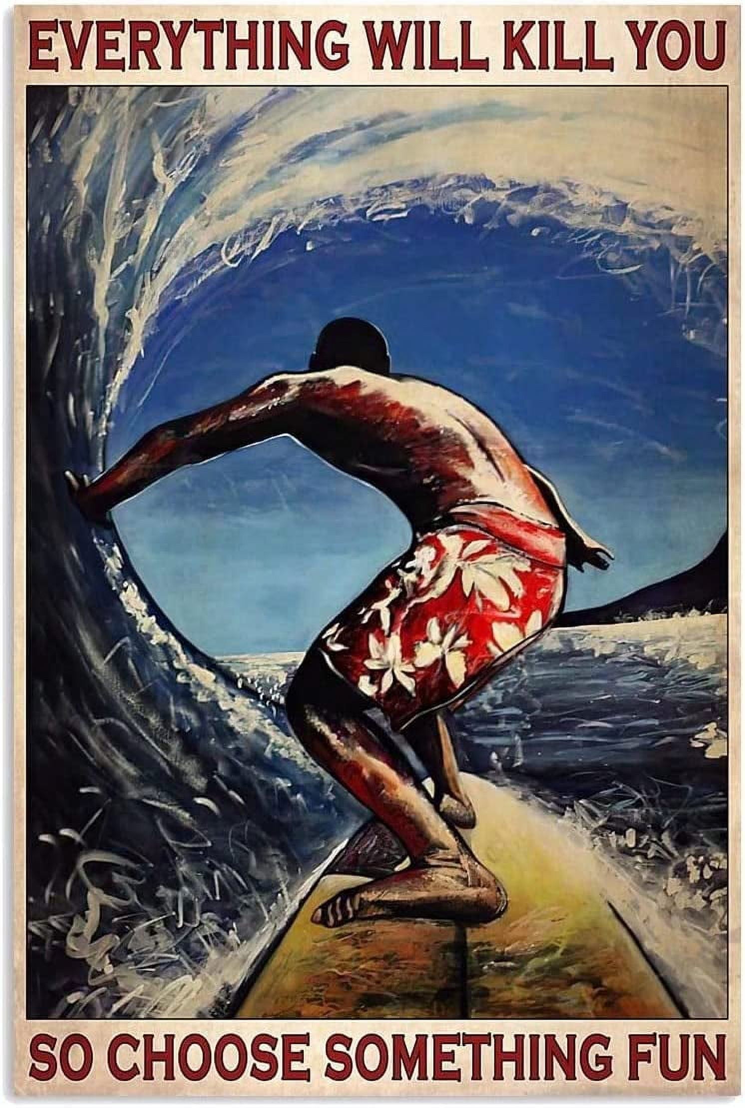 Surf Diamond Art Kits For Adults,Everything Will Kill You So Choose ...