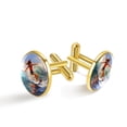 thumbnail image 1 of Surf Elegant Stainless Steel Mens Cufflinks and Shirt Clip Set for Formal Attire and Business Meetings, 1 of 6