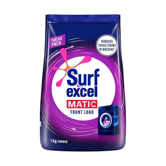 Surf Excel Matic Front Load Detergent Powder 1 Kg, Pack of 1