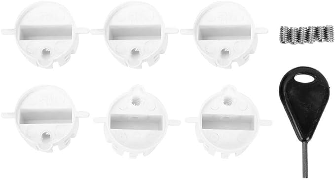 Surf Fin Plug,6pcs Black/White Plastic Cup Plug Surfboard Round Surf ...