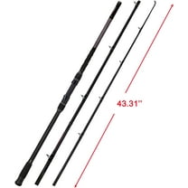 Surf Fishing Rod 2 Piece/3 Piece/4 Piece Portable Travel Casting Rod Saltwater Surf Rod (9'/10'/12')