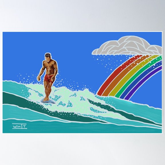 Surf Focus Poster Wall Art Modern Wall Decor For Living Room Bedroom Art