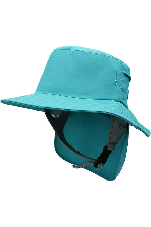 Surf Hat Bucket Beach Sun Hats with Chin Straps for Surfing,Boating,Riding,Watersports Men, Women