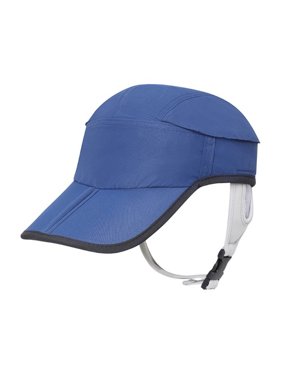 Surf Hat Quick-Dry Sun Hat with Adjustable Chin Strap for Surfing Water Sports Baseball Cap, Dark Blue