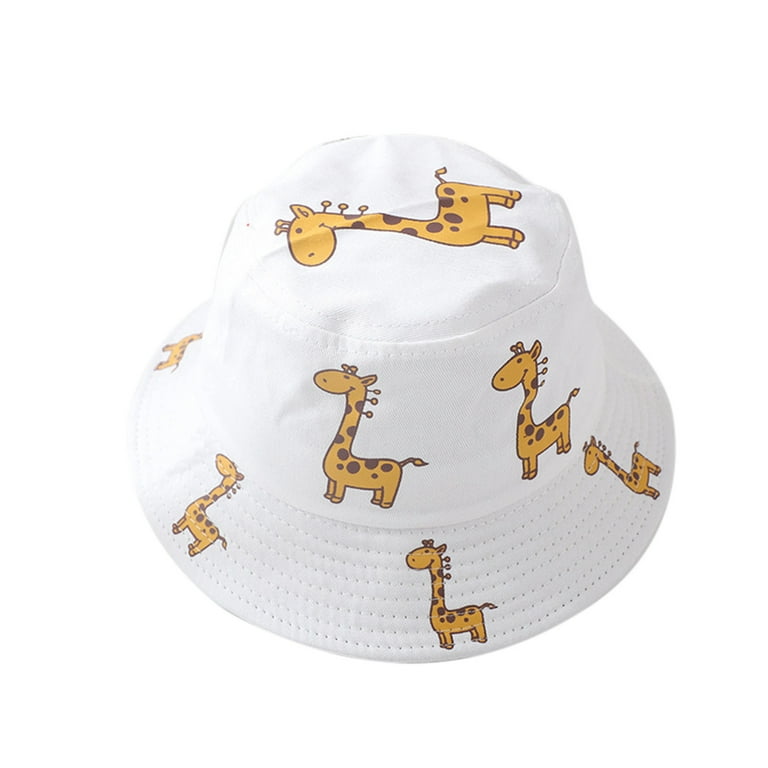 Surf Hats for Men 1-4Y Baby Sun Hat Anti-UV Giraffe Pattern Summer