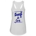 thumbnail image 1 of Surf Is Love! Tank Women -Image by Shutterstock, Female x-Large, 1 of 4