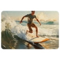 thumbnail image 1 of Surf Machine Washable Non-Slip Polyester Door Rugs Office Rug Indoor Rug, 1 of 6