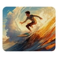thumbnail image 1 of Surf Mousepad 8.3x9.8 Inch Square Non-Slip Rubber Bottom Printed Desk Mat - Suitable for Office and Gaming, 1 of 6