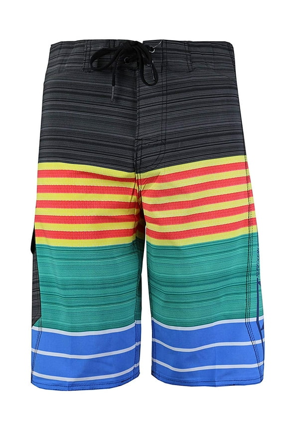 Quick-Dry Adjustable Waist Polyester Swimming Trunks Swimwear Bottoms (Men's)