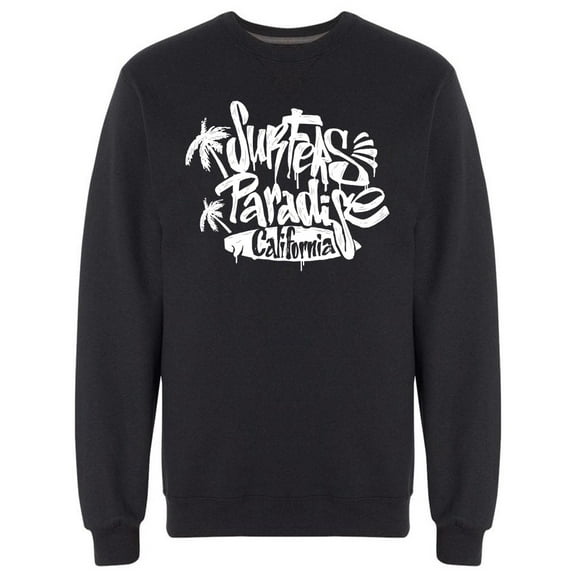 Surf Paradise Lettering Sweatshirt Men -Image by Shutterstock, Male x-Large