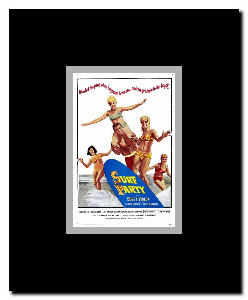 Surf Party Framed Movie Poster