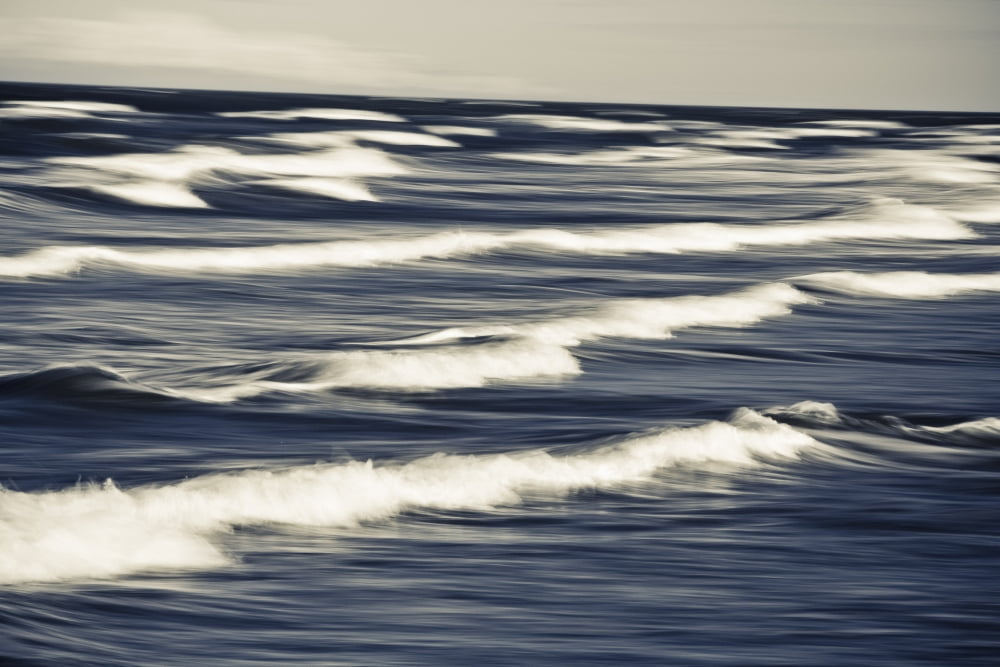 Surf Patterns At Anchor Point In South Central Alaska Canvas Art - Kevin Smith Design Pics (17 x 11)